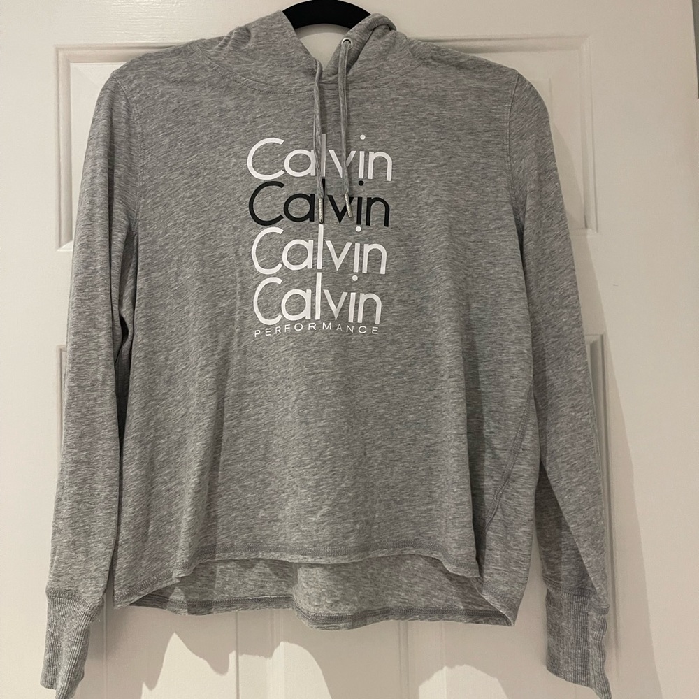 Hooded Calvin Klein shirt